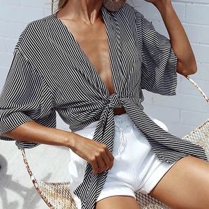 Knot Striped Top